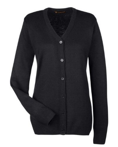 Harriton Ladies' Pilbloc™ V-Neck Button Cardigan Sweater image thumbnail