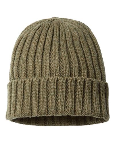 Atlantis Headwear - Sustainable Cable Knit Cuffed Beanie image thumbnail