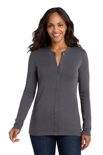 Port Authority® Women's Concept Stretch Button-Front Cardigan image thumbnail