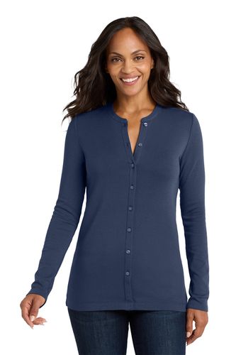 Port Authority® Women's Concept Stretch Button-Front Cardigan image thumbnail