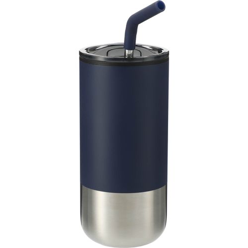Lagom Insulated 16oz Stainless Steel Tumbler with Straw image thumbnail