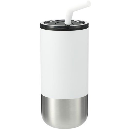Lagom Insulated 16oz Stainless Steel Tumbler with Straw image thumbnail