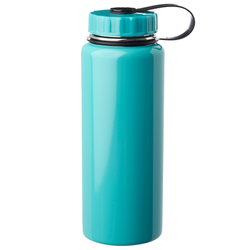 Image of Stainless Steel Water Bottle w/ Tethered lid
