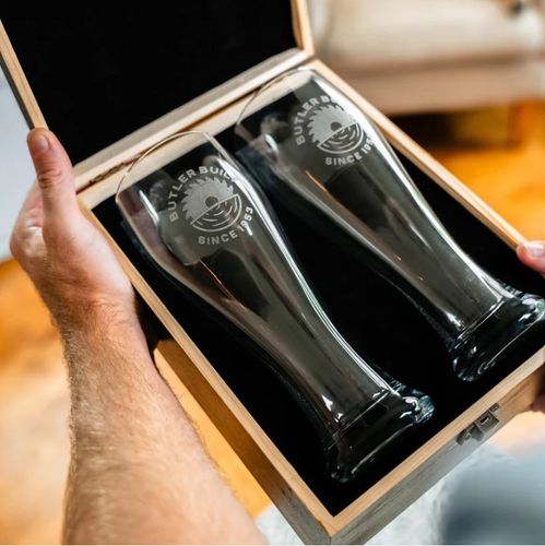 Branded Torrey Pilsner Glass Box Set - LASER ENGRAVE ONLY  image thumbnail
