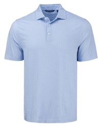 Image of Cutter & Buck Pike Eco Diamond Dot Print Recycled Mens Polo