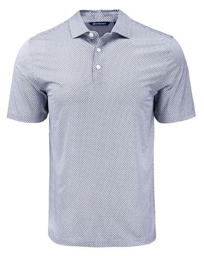 Cutter & Buck Pike Eco Diamond Dot Print Recycled Mens Polo image thumbnail