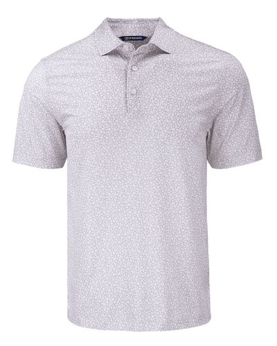 Cutter & Buck Pike Eco Flora Print Recycled Mens Polo image thumbnail