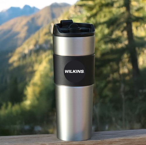  French Presso Stainless Coffee Tumbler image thumbnail