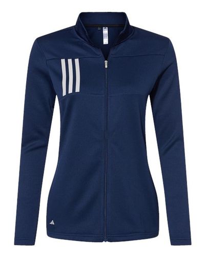 Women's 3-Stripes Full Zip Pullover  image thumbnail