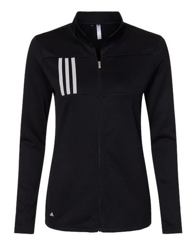 Women's 3-Stripes Full Zip Pullover  image thumbnail