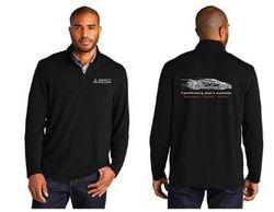 Image of PM Transforming Unisex Micro Terry ¼ Zip Pullover 