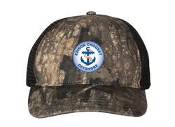 Image of Washed Printed Trucker Cap - 111P