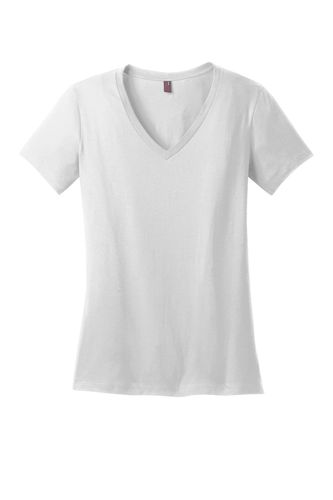 District - Women's Perfect Weight V-Neck Tee. DM1170L image thumbnail