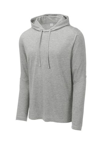Sport-Tek PosiCharge Tri-Blend Wicking Long Sleeve Hoodie ST406 image thumbnail