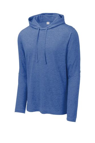 Sport-Tek PosiCharge Tri-Blend Wicking Long Sleeve Hoodie ST406 image thumbnail