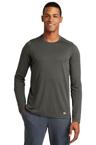 New Era  Series Performance Long Sleeve Crew Tee. NEA201 image thumbnail