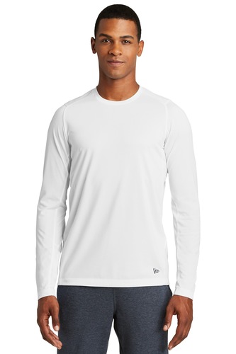 New Era  Series Performance Long Sleeve Crew Tee. NEA201 image thumbnail