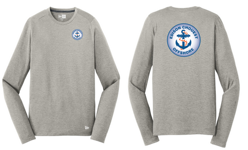 New Era  Series Performance Long Sleeve Crew Tee. NEA201 image thumbnail