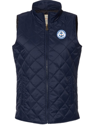 Image of Women's Vintage Diamond Quilted Vest - W207359