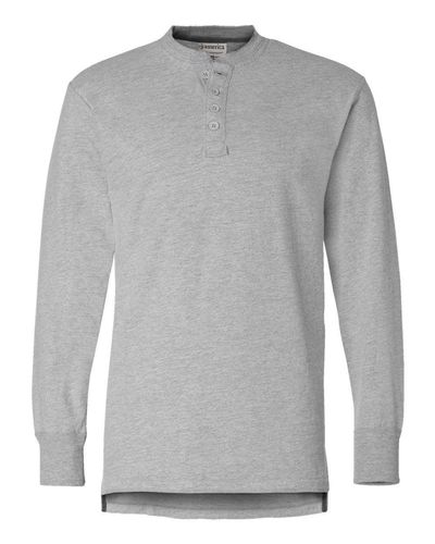 Vintage Brushed Jersey Henley - 8244 image thumbnail