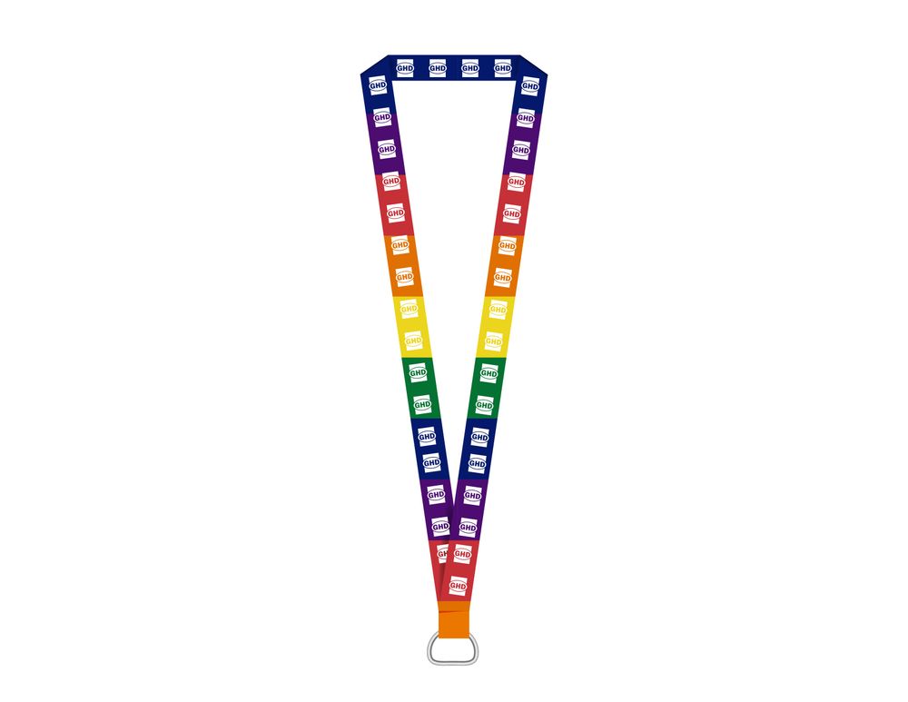 GHD Rainbow Lanyards primary image