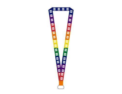 GHD Rainbow Lanyards image thumbnail