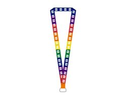 Image of GHD Rainbow Lanyards