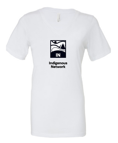 GHD ERG Ladies' Jersey V-Neck White T-Shirt image thumbnail