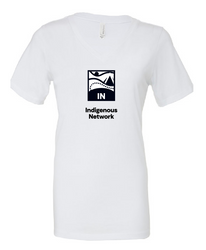 Image of GHD ERG Ladies' Jersey V-Neck White T-Shirt