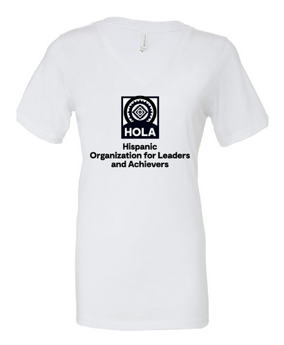 GHD ERG Ladies' Jersey V-Neck White T-Shirt image thumbnail