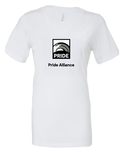 GHD ERG Ladies' Jersey V-Neck White T-Shirt image thumbnail