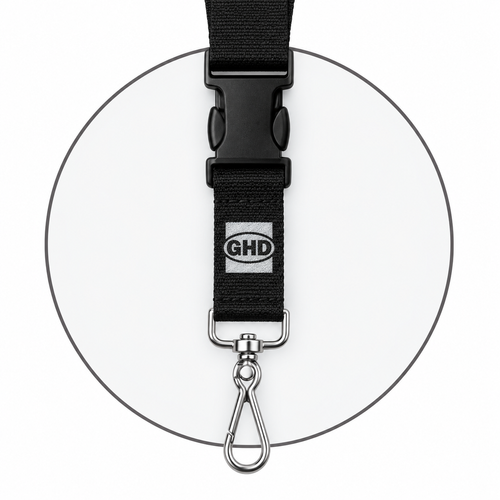 GHD Sublimated Lanyard with Detachable Buckle image thumbnail