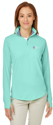 Image of Nautica Ladies' Saltwater Quarter-Zip Pullover