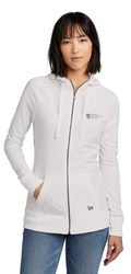 Image of New Era Ladies Sueded Cotton Blend Full-Zip Hoodie