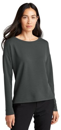 MERCER+METTLE Women's Stretch Drop Shoulder Pullover image thumbnail