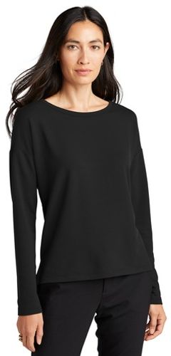 MERCER+METTLE Women's Stretch Drop Shoulder Pullover image thumbnail