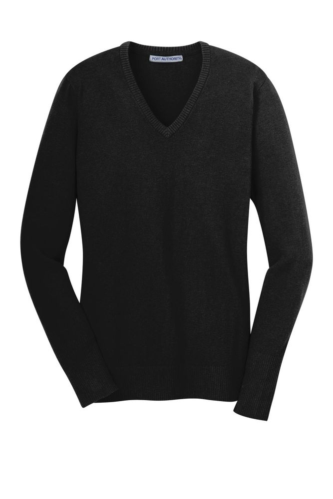 Port Authority Ladies V-Neck Sweater. LSW285 primary image