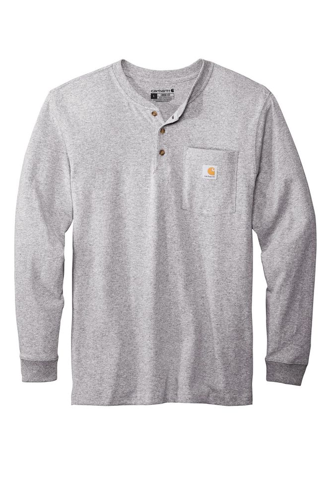 Carhartt Long Sleeve Henley T-Shirt CTK128 primary image