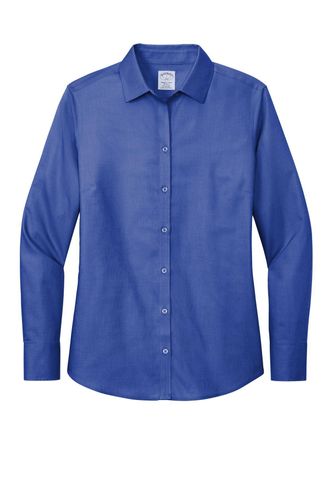 Brooks Brothers Women's Wrinkle-Free Stretch Nailhead Shirt BB18003 image thumbnail