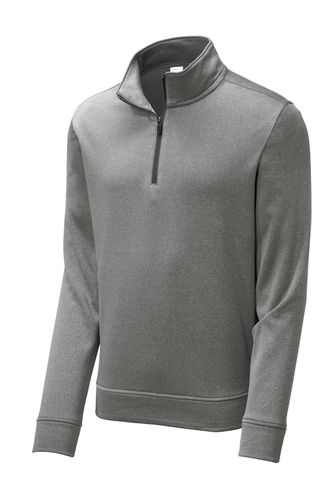 Sport-Tek PosiCharge Sport-Wick Heather Fleece 1/4-Zip Pullover. ST263 image thumbnail