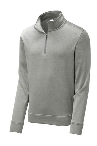 Sport-Tek PosiCharge Sport-Wick Heather Fleece 1/4-Zip Pullover. ST263 image thumbnail