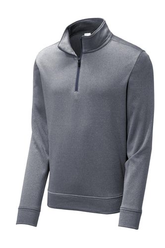 Sport-Tek PosiCharge Sport-Wick Heather Fleece 1/4-Zip Pullover. ST263 image thumbnail