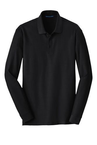 Port Authority Long Sleeve Core Classic Pique Polo. K100LS image thumbnail