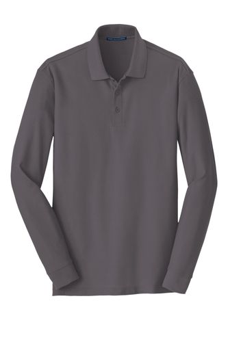 Port Authority Long Sleeve Core Classic Pique Polo. K100LS image thumbnail