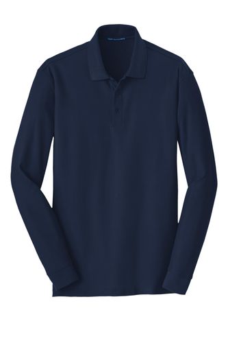 Port Authority Long Sleeve Core Classic Pique Polo. K100LS image thumbnail