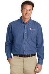 Image of Port Authority Heavyweight Denim Shirt. S100