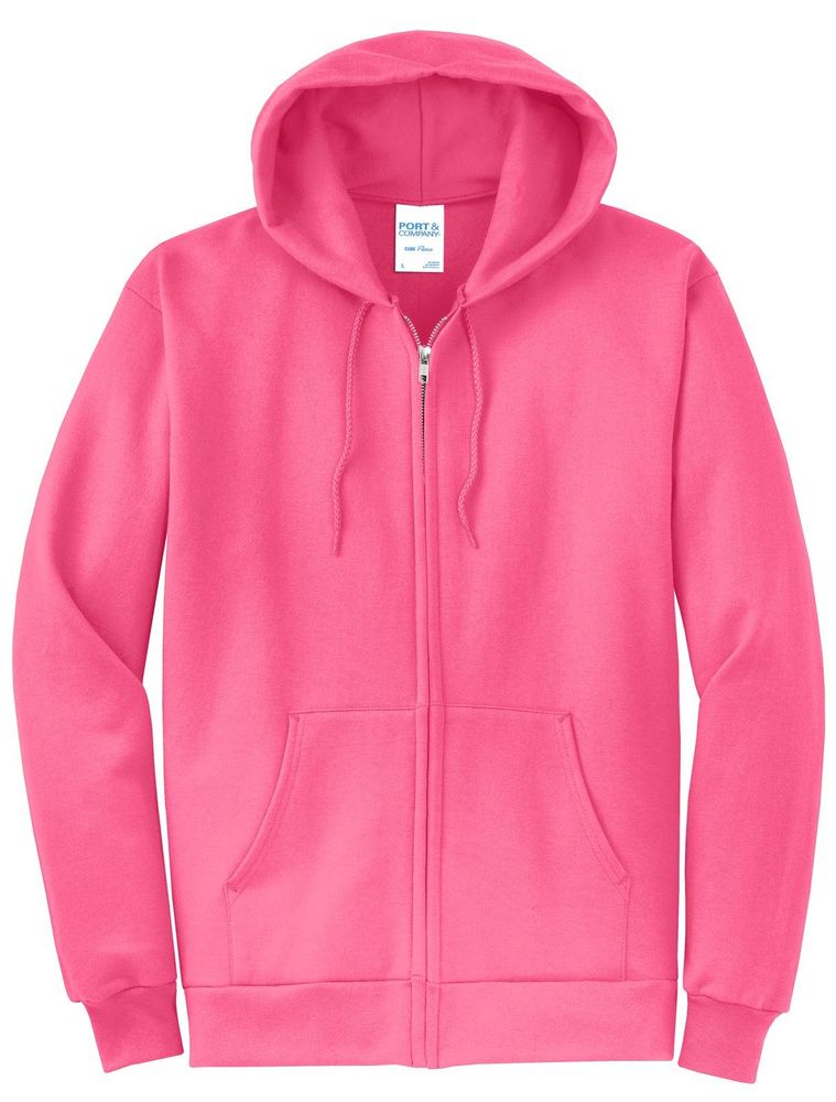 Port & Company - Core Fleece Full-Zip Hooded Sweatshirt. PC78ZH primary image