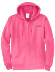 Image of Port & Company - Core Fleece Full-Zip Hooded Sweatshirt. PC78ZH