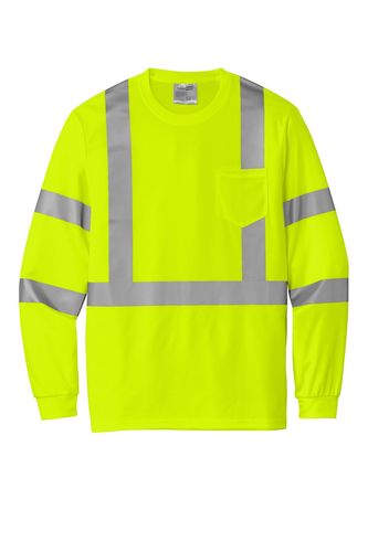 CornerStone ANSI 107 Class 3 Mesh Long Sleeve Tee. CS203 image thumbnail
