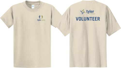 Tyler Cares - Volunteer Shirt image thumbnail